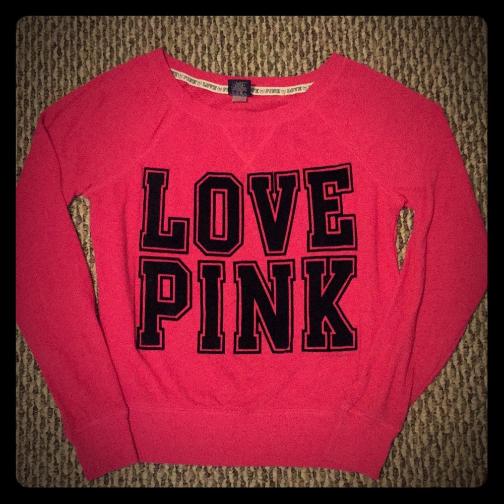Victoria’s Secret Pink Crew Sweatshirt Pullover!